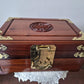 Mahogany Asian Jewelry Box