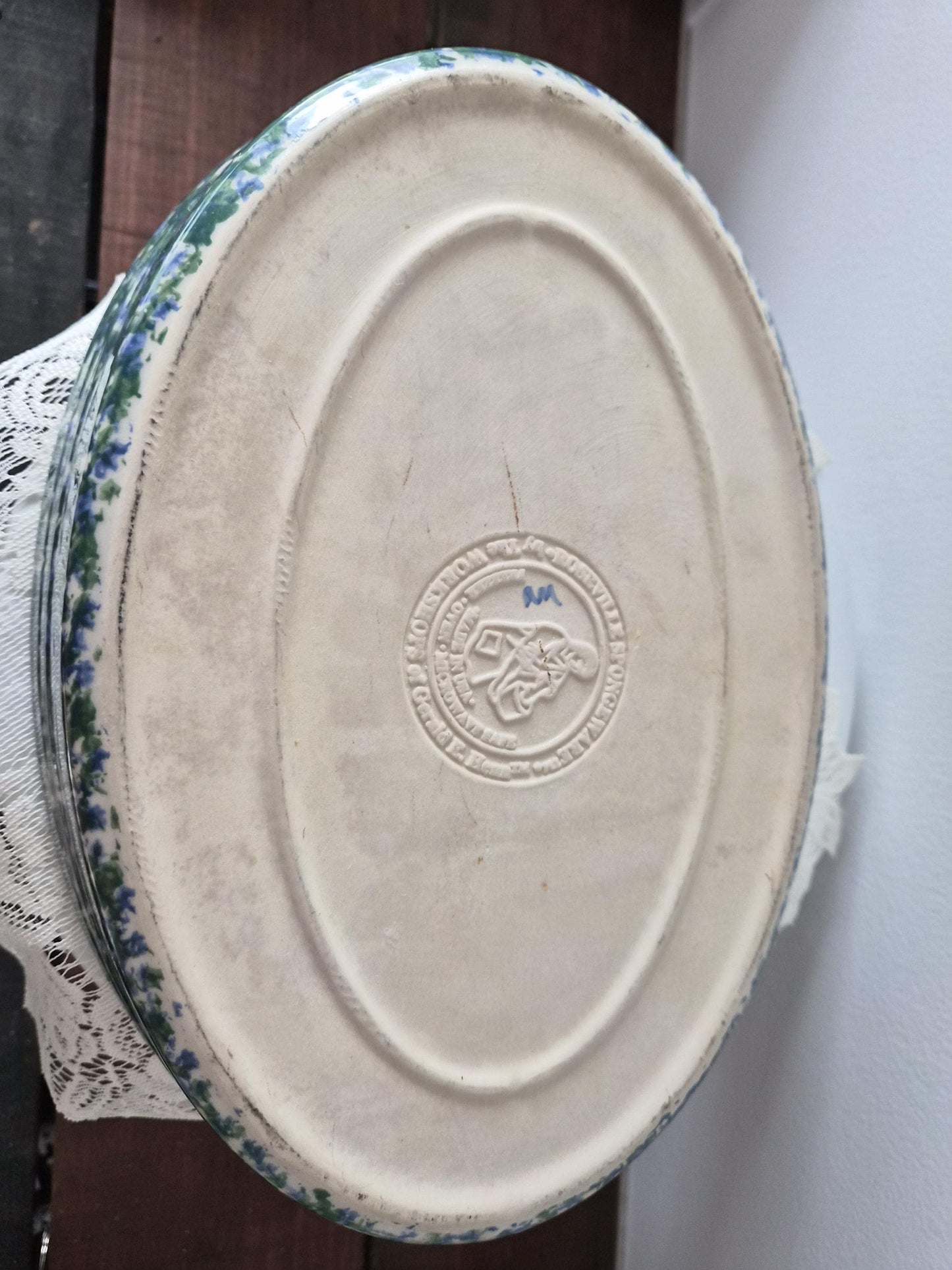 Roseville Spongeware Casserole - Gerald Henn