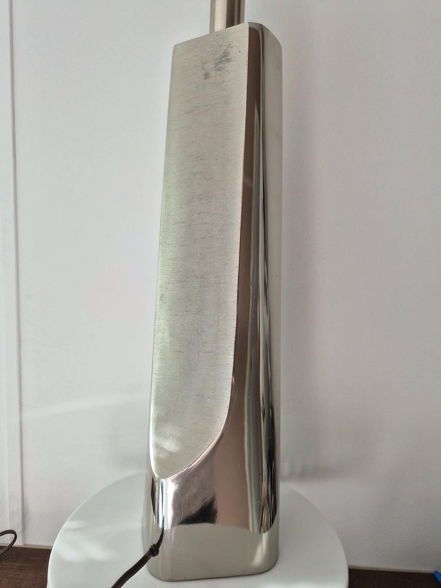 Modernist Cast Metal Table Lamp