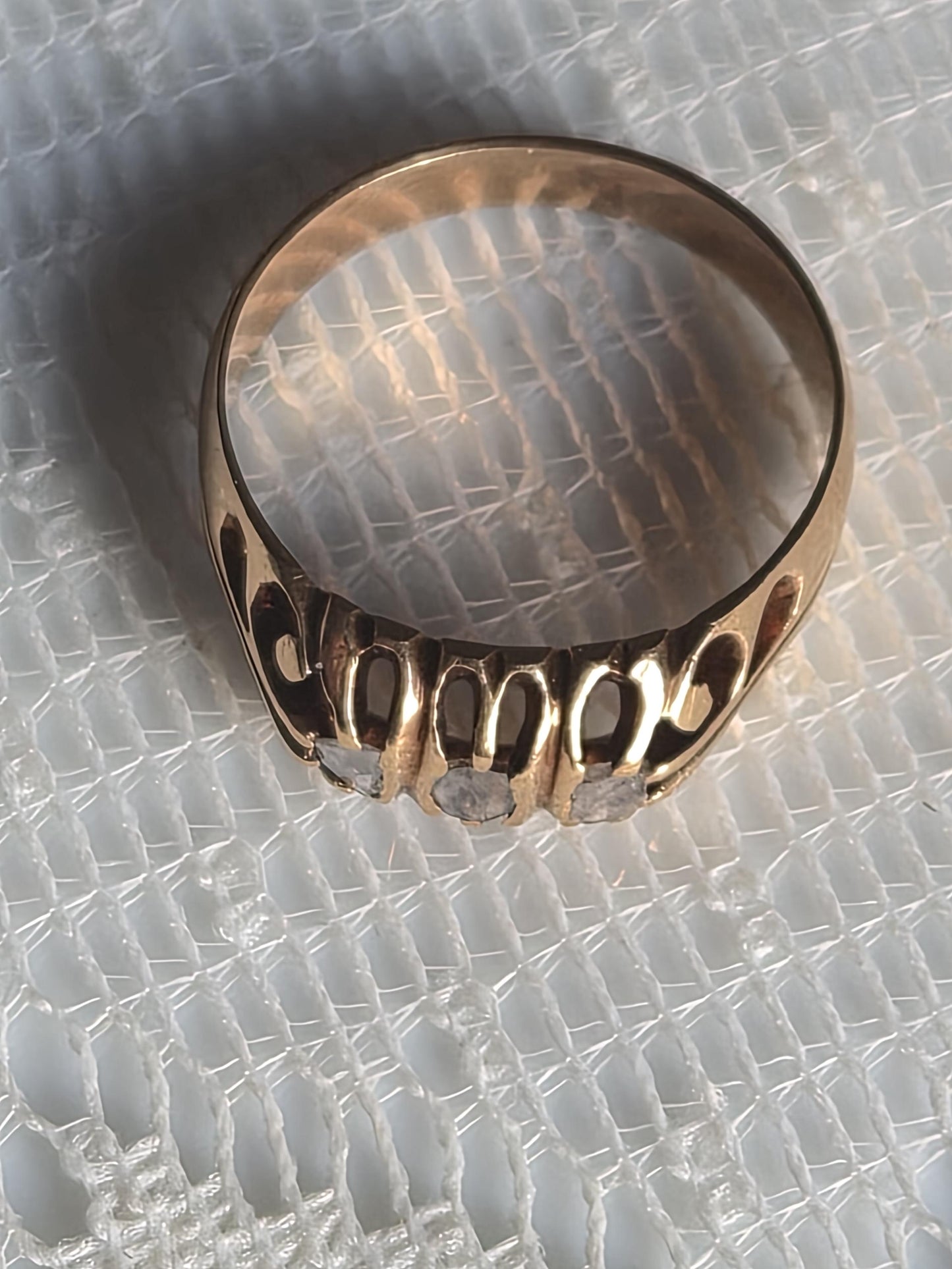 Antique Edwardian Raw Cut Diamond Ring *In-person pickup only*