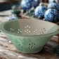 Pottery Berry Bowl Colander