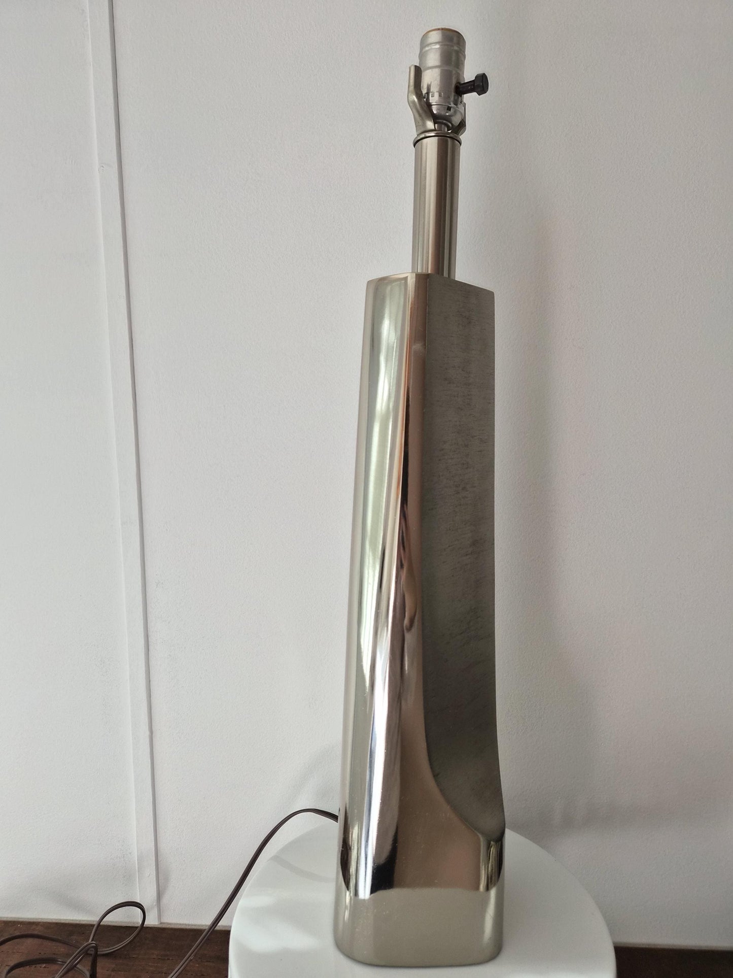Modernist Cast Metal Table Lamp