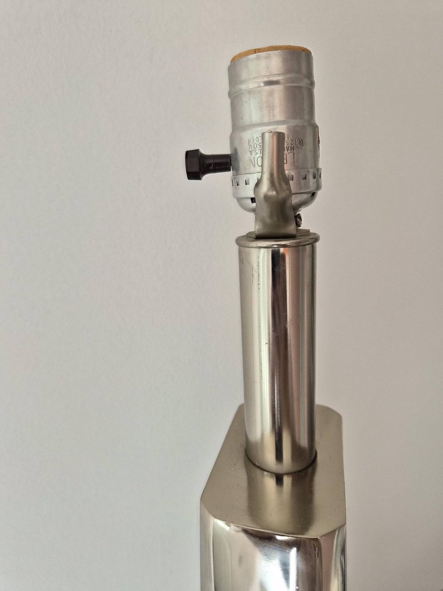 Modernist Cast Metal Table Lamp