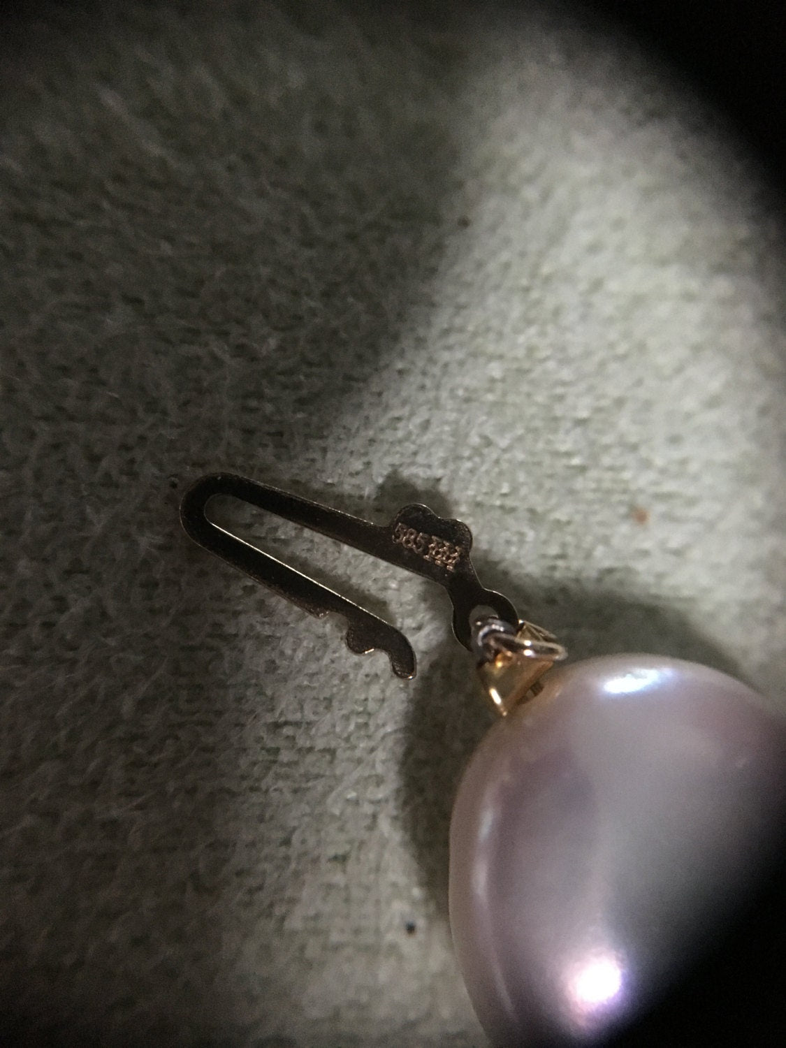 Estate 14K Coin Pearl Necklace