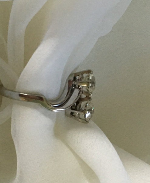 Estate Dual Diamond Old Mine Cut Ring 18K *In-Person Pickup up only*