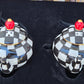 Courtly Check Salt and Pepper Shakers Mackenzie-Childs