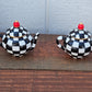 Courtly Check Salt and Pepper Shakers Mackenzie-Childs