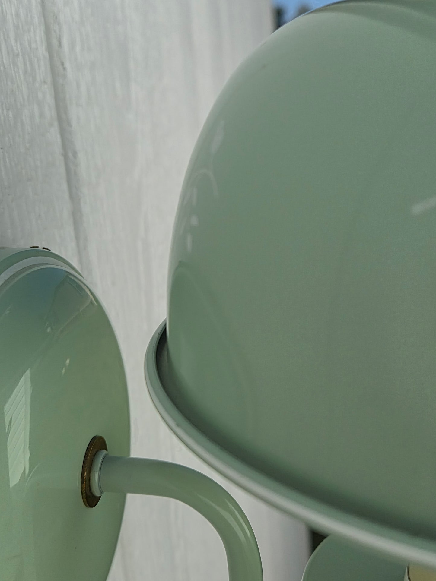 Toleware Mint Green Wall Sconce Light
