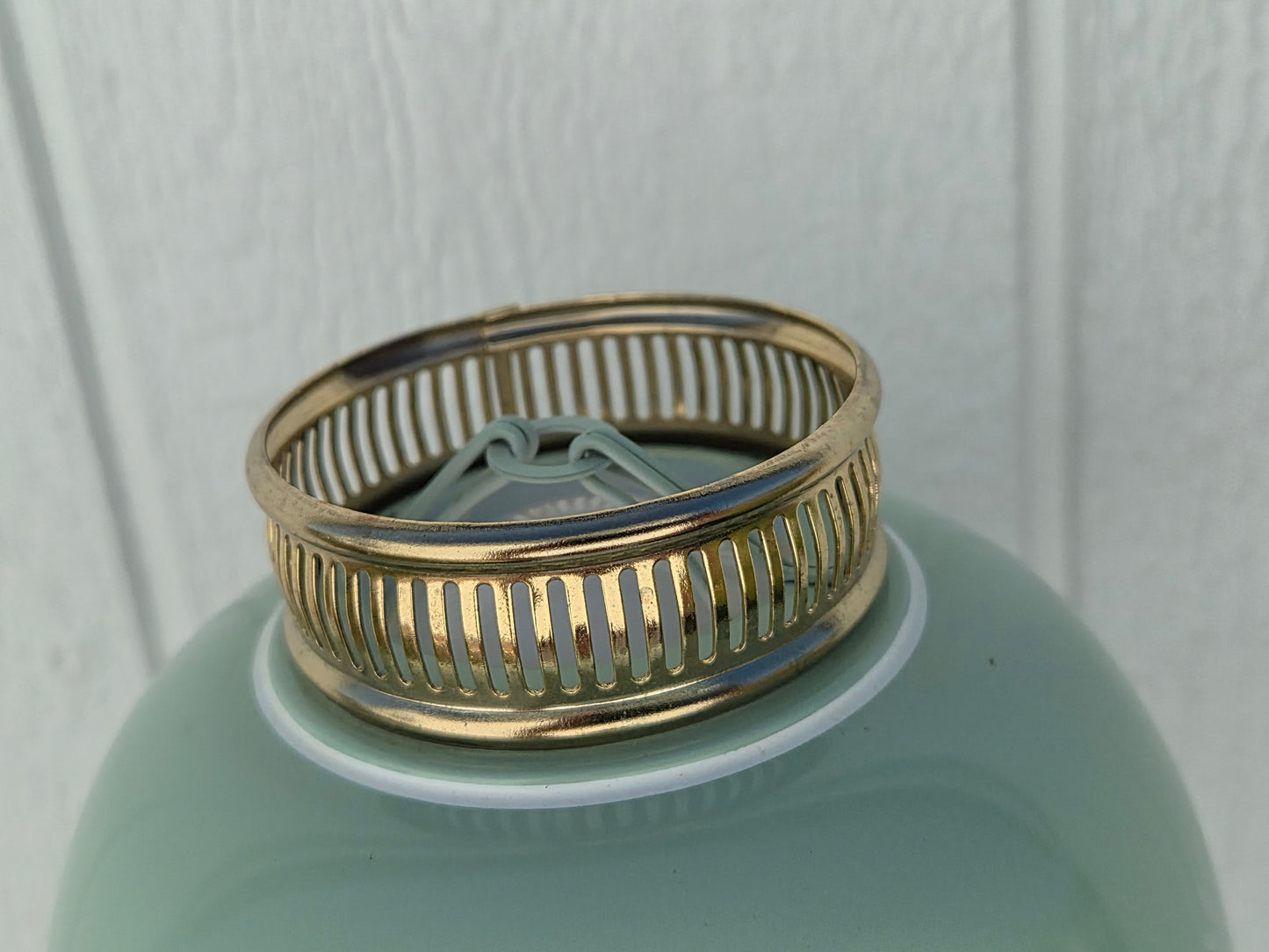 Toleware Mint Green Wall Sconce Light