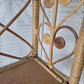 Vintage Rattan & Wicker Wall Shelf