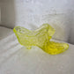 Fenton Yellow Uranium Glass Shoe