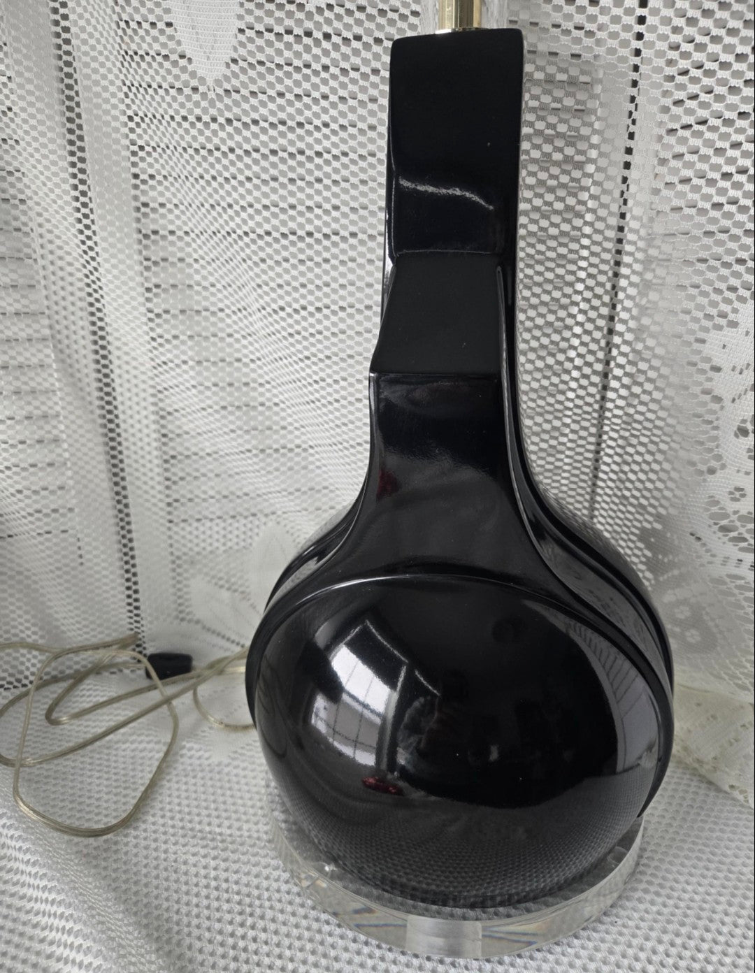 Art Deco Acrylic Trapazoid Lamp