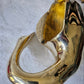 Brass Swans Decor Planter
