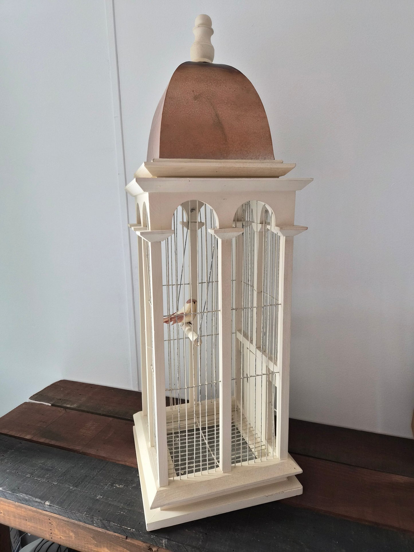 Shabby Chic Tower Bird Cage