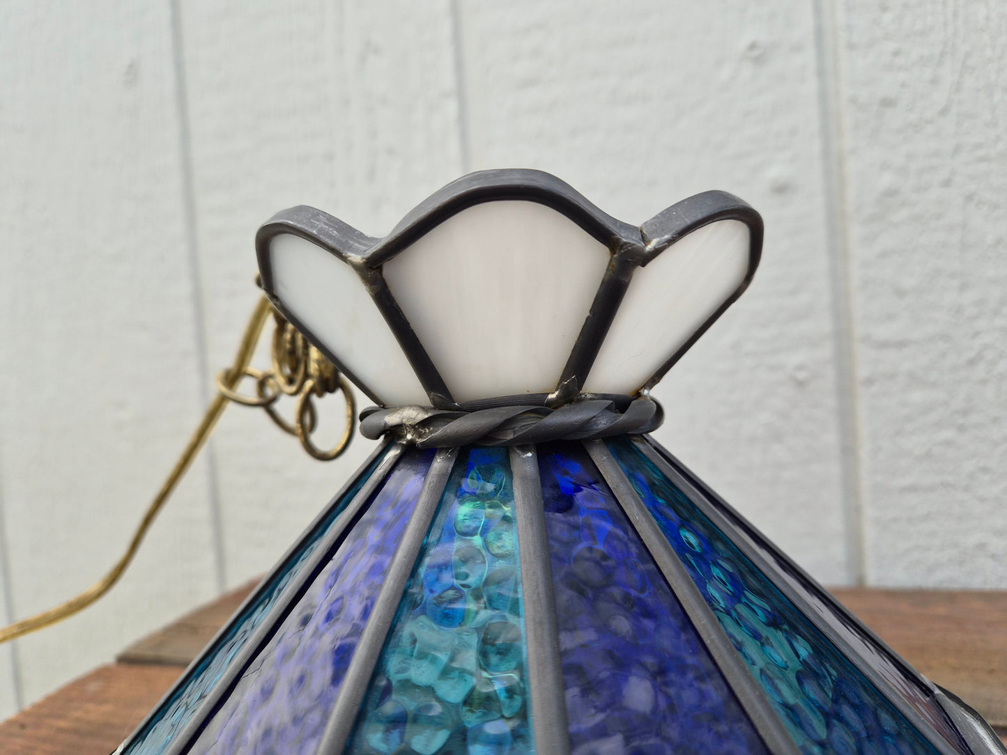 Swag Stained Glass Ceiling Light