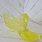 Uranium Fenton Glass Shoe