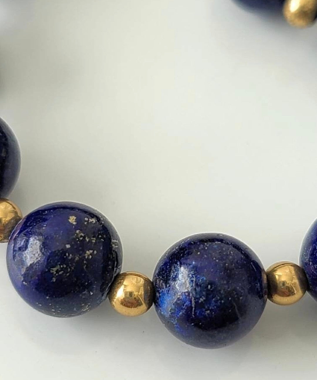 Vintage Blue Lapis Necklace