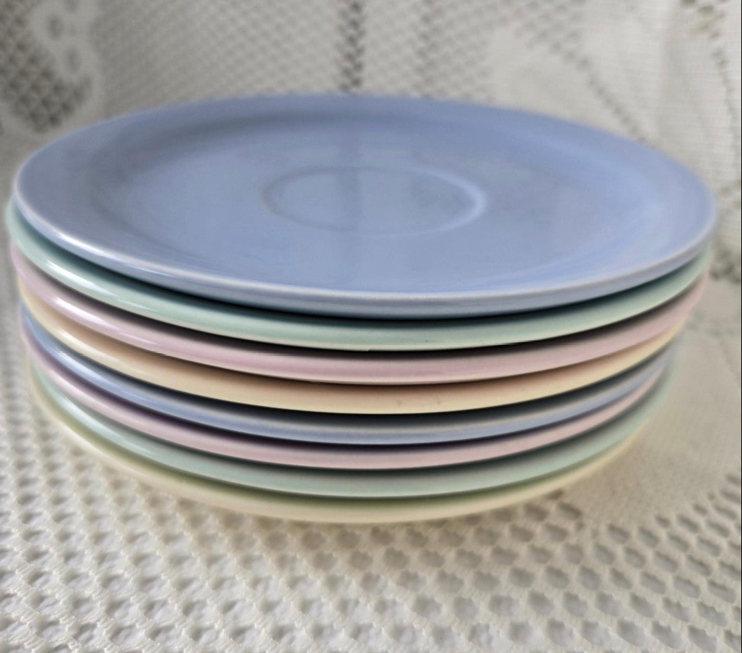 Modern California Vernonware Saucers (8)