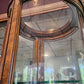 Weiman Curved Glass Curio Cabinet - Local Pickup Only in East Aurora, NY
