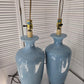 Ceramic Speckle Table Lamps (2)