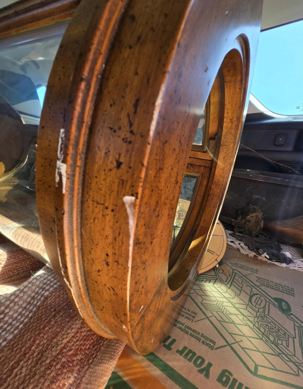 Weiman Curved Glass Curio Cabinet - Local Pickup Only in East Aurora, NY