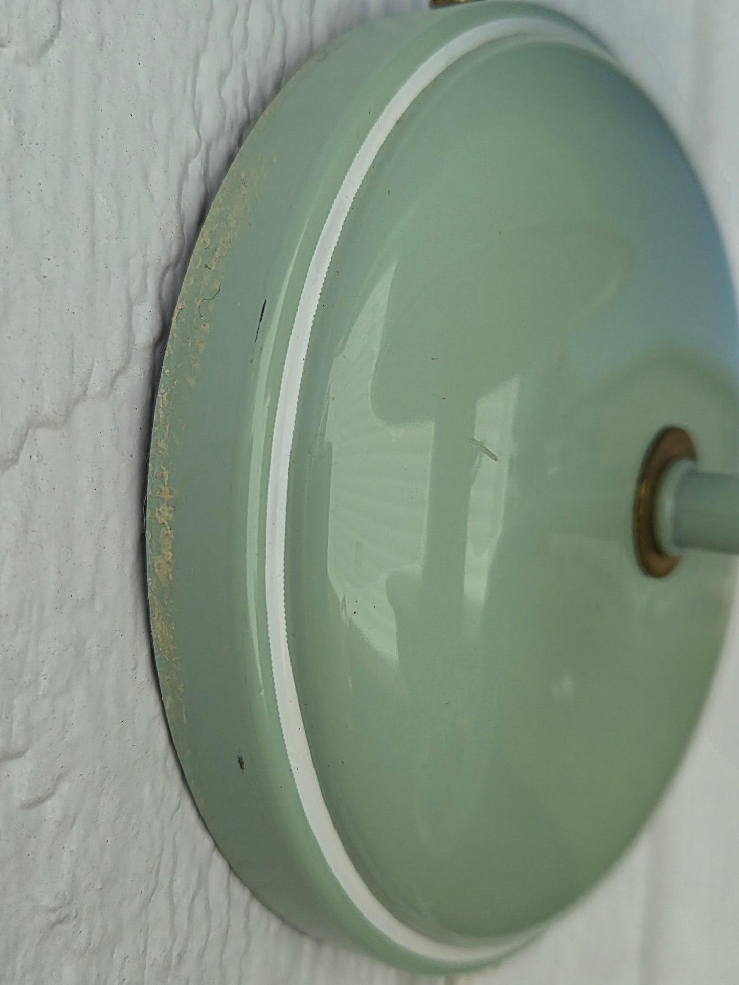 Toleware Mint Green Wall Sconce Light