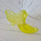 Fenton Yellow Uranium Glass Shoe