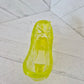 Fenton Yellow Uranium Glass Shoe