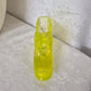 Fenton Yellow Uranium Glass Shoe