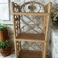 Vintage Rattan & Wicker Wall Shelf