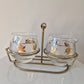 MCM Leaf Sugar and Creamer Set