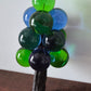 Retro Lucite Blue Green Grape Cluster