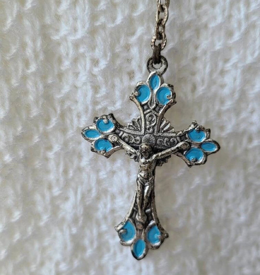 Vintage Italian ROME Sterling Rosary
