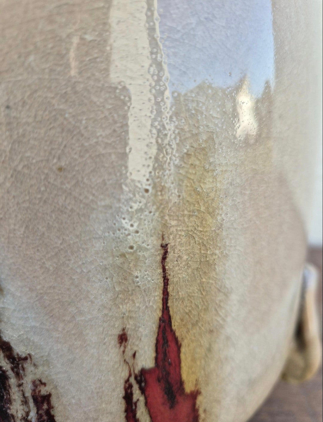 Glazed Pottery Urn Vase