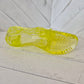 Fenton Yellow Uranium Glass Shoe