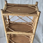 Vintage Rattan & Wicker Wall Shelf