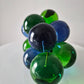Retro Lucite Blue Green Grape Cluster