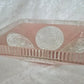 Pink Art Deco Glass Ceiling Shade