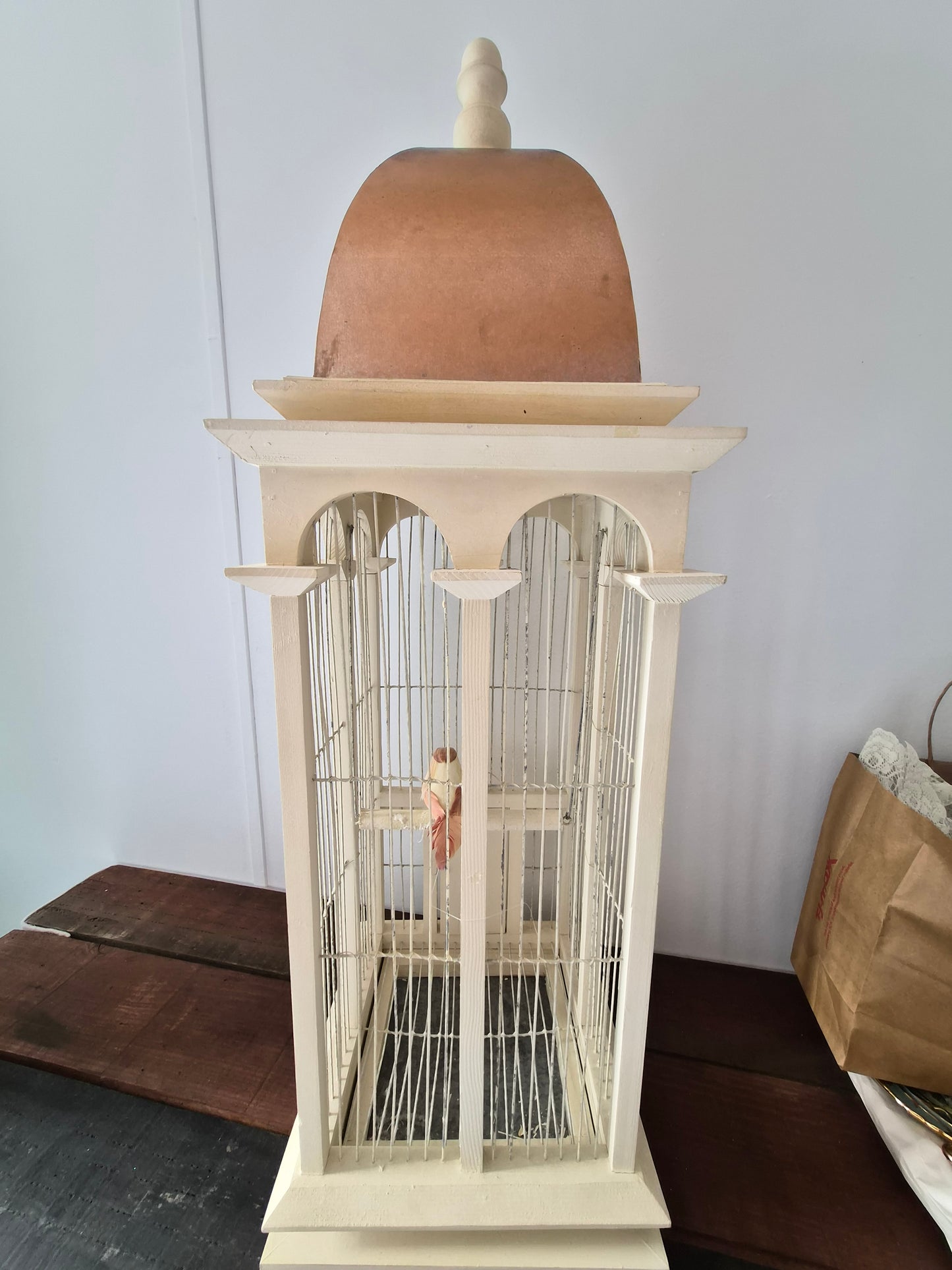Shabby Chic Tower Bird Cage