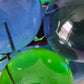 Retro Lucite Blue Green Grape Cluster