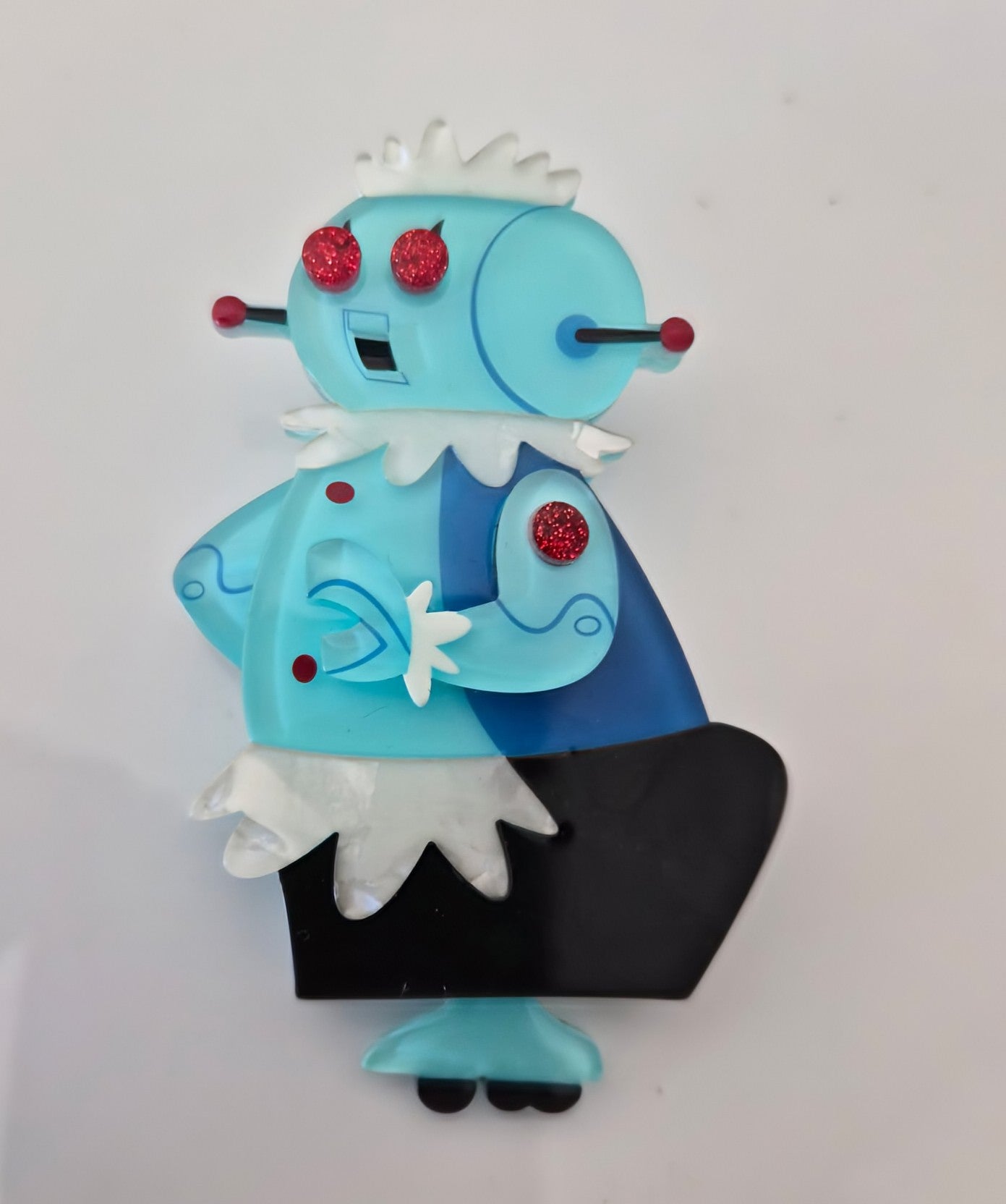 Erstwilder Rosie the Robot Brooch *REPAIRED*