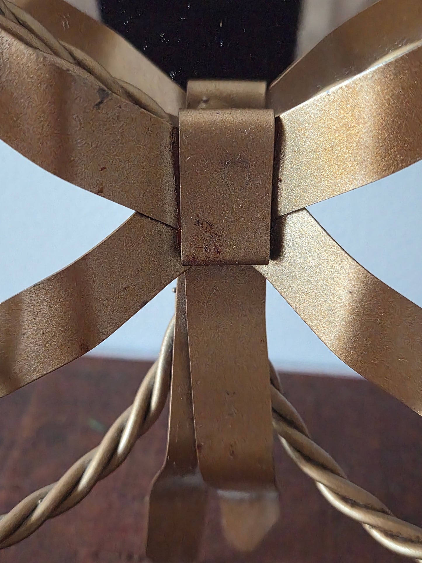 *Sold* Heart Wall Mirror Candle Sconces