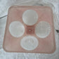 Pink Art Deco Glass Ceiling Shade