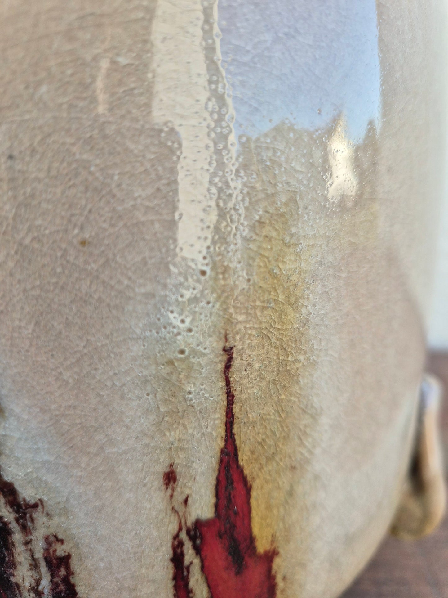 Glazed Pottery Urn Vase