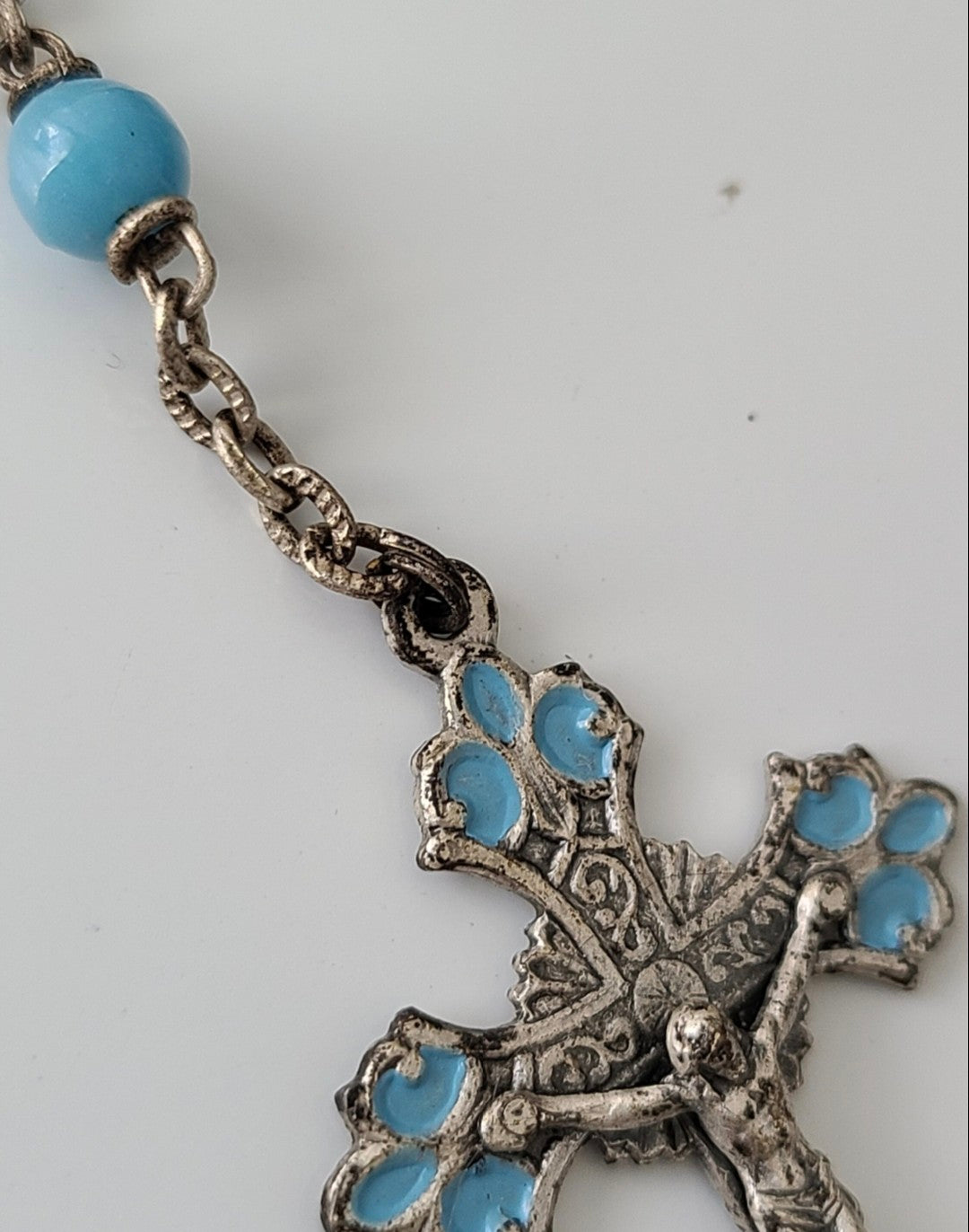 Vintage Italian ROME Sterling Rosary