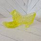 Fenton Yellow Uranium Glass Shoe