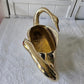 Brass Swans Decor Planter
