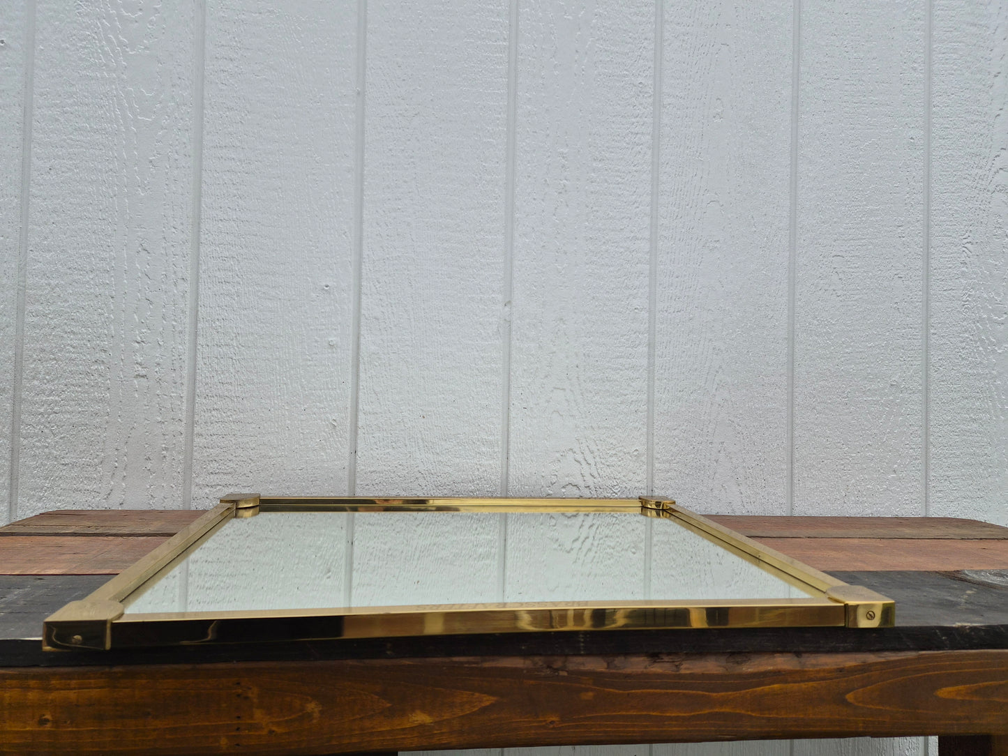 Brasscrafters Art Deco Style Mirror