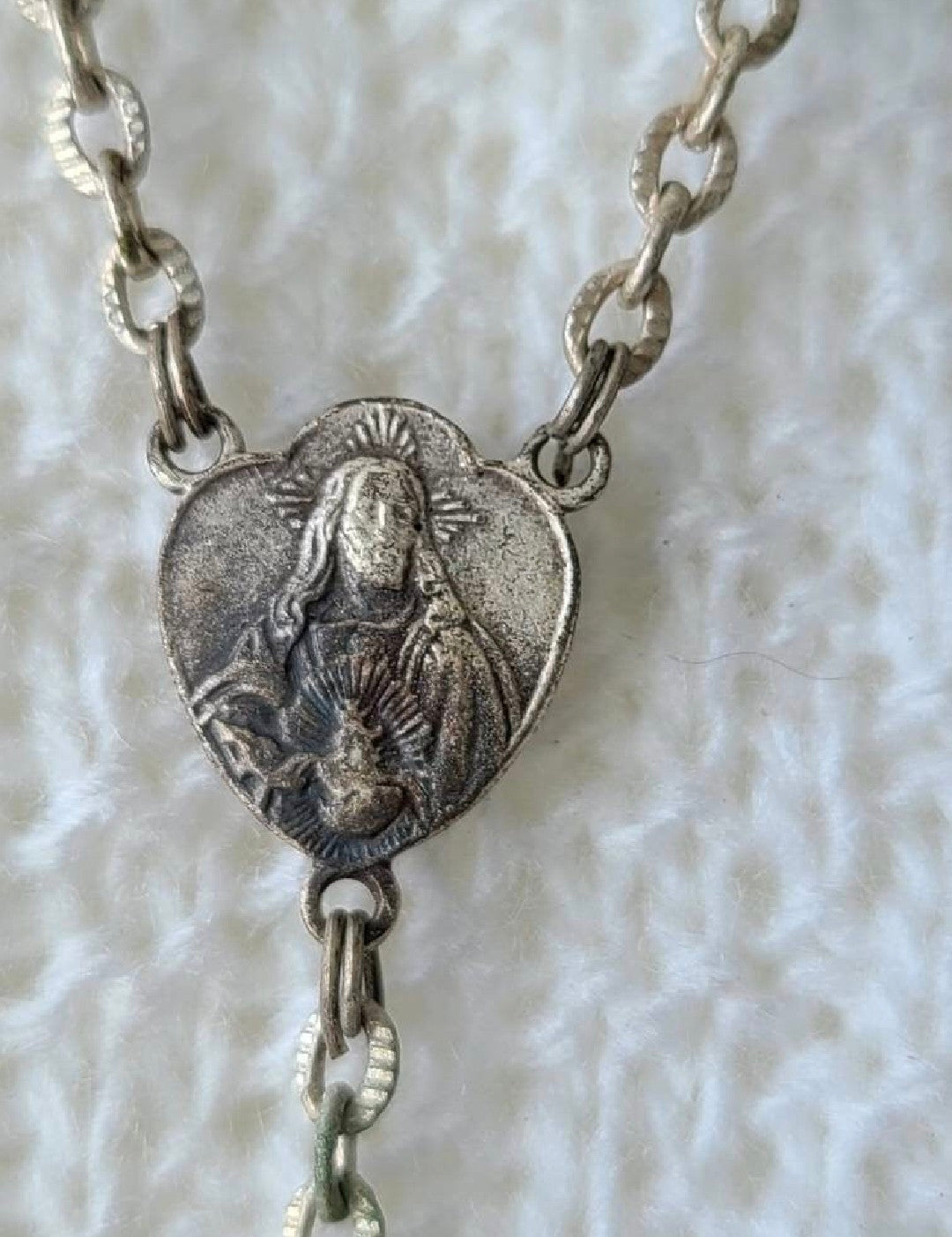 Vintage Italian ROME Sterling Rosary