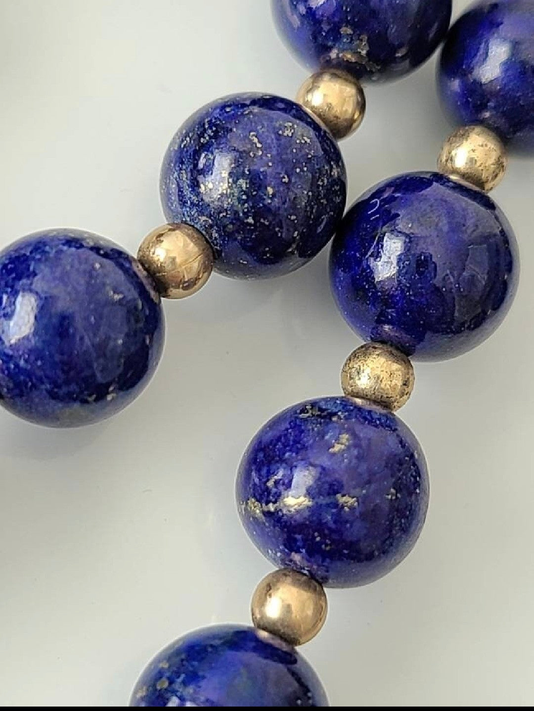 Vintage Blue Lapis Necklace